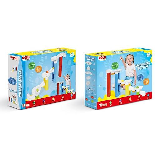 5164 Eitici Top Yuvarlama Bloklar XL -Dolu Oyuncak