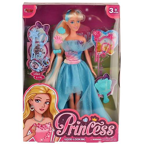 WG66766 Aksesuarl Sihirli Prenses Bebek 29 cm -Vardem Oyuncak