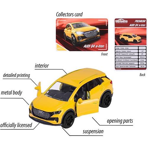 Majorette Cars Metal Diecast Premium AUDI Q4 e-tron