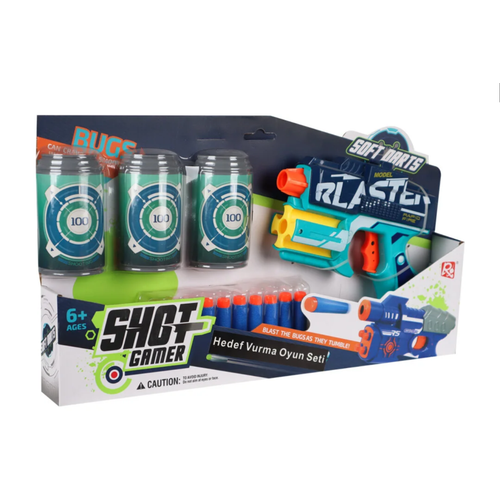 Hedefli Dart Tabancas 19 cm