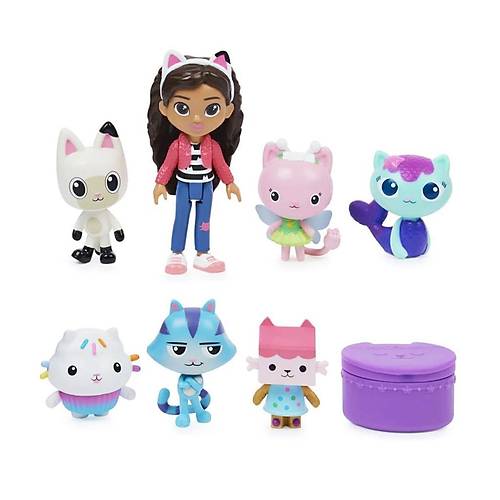 64840 Gabbys Dollhouse Delks 7li Figr Seti