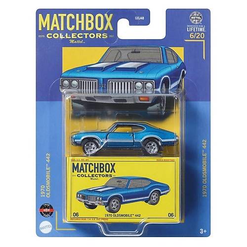Matchbox Koleksiyon Ara�lar HVW12 1970 OLDSMOBILE 442