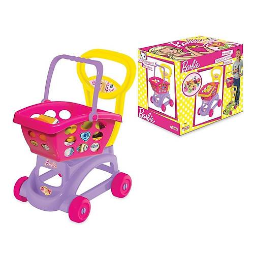 Orjinal Lisansl Oyuncak Barbie Sepetli Market Arabas