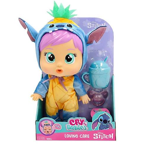 CYB70000 Cry Babies Love and Care Stitch Kostml Bebek