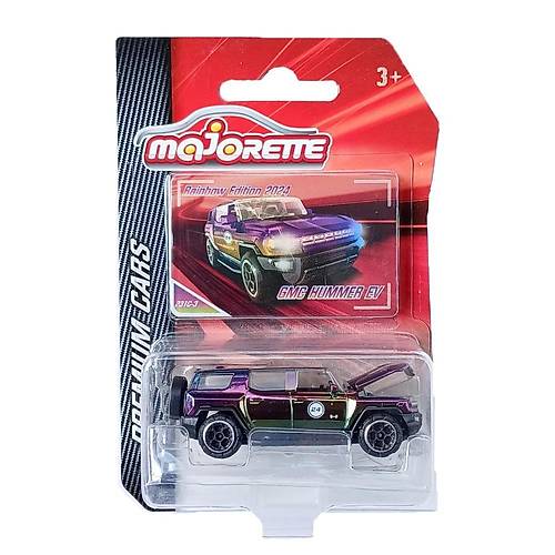Majorette Premium Cars Metal Rainbow Serisi 2024 (zel Renkli) GMC HUMMER EV
