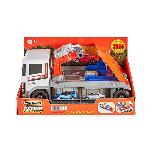 HRY43 Matchbox Aksiyon S�r�c�leri - �ekici ve Tamir Kamyonu