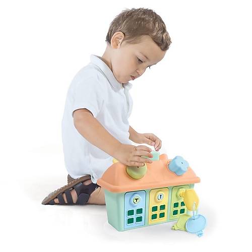 5297 Mutlu Bultak Ev Kilitli Kap -Dolu Oyuncak