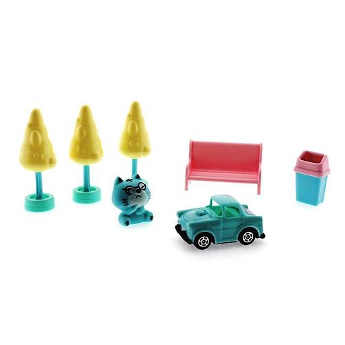 Kedi �ehri Park Fig�rleri Seti