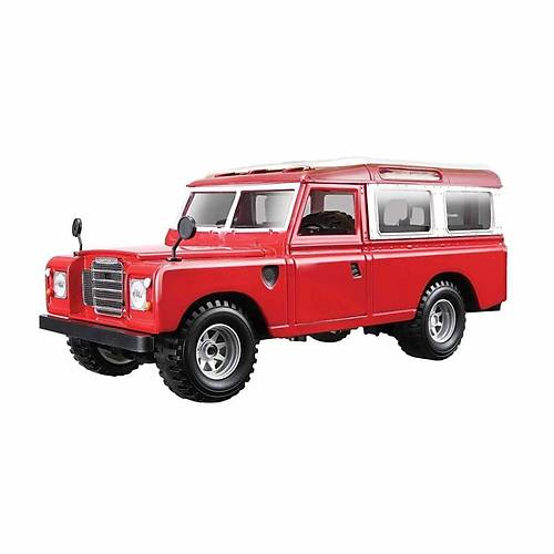 22063 Land Rover Series II Model Araba 1:24 K�rm�z� -Sunman