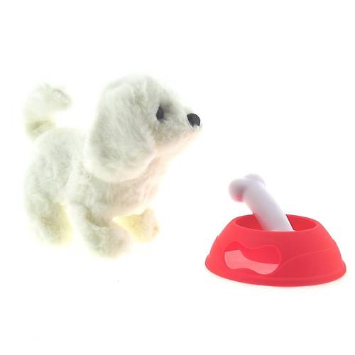 Sesli ve Hareketli Beyaz Yavru K�pek