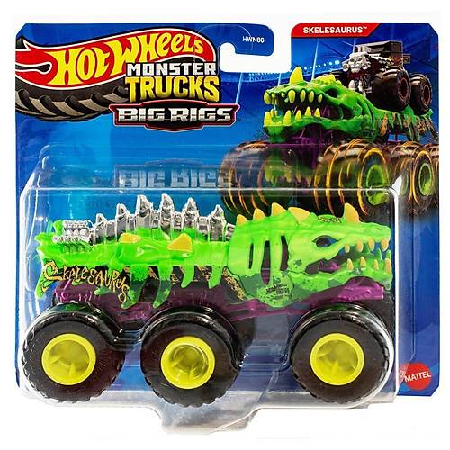 Monster Trucks 1:64 �ekici Arabalar SKELESAURUS  HWN86 - JCH42