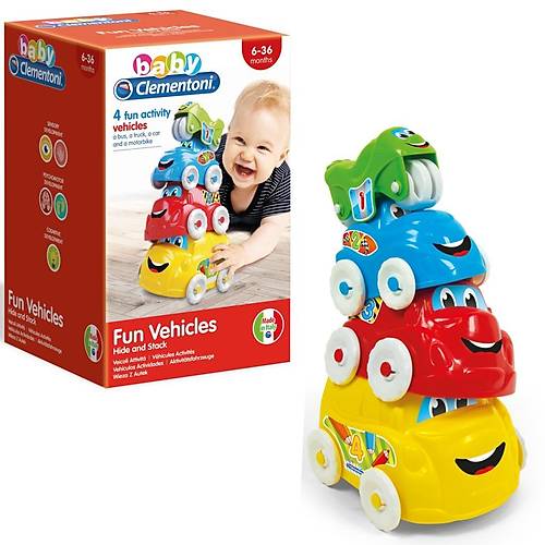 17111 Baby Clementoni - Renkli Aralar 6-36 ay