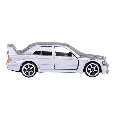 Majorette Vintage Metal Diecast Gri Mercedes Benz 190 E 2.5-16 Evo II