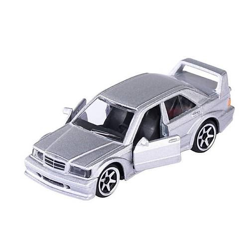 Majorette Vintage Metal Diecast Gri Mercedes Benz 190 E 2.5-16 Evo II