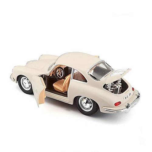 Bburago 1:24 Porsche 356B Cabriolet 1961 BEYAZ Model Araba