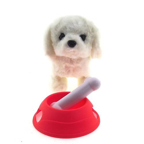 Sesli ve Hareketli Beyaz Yavru K�pek