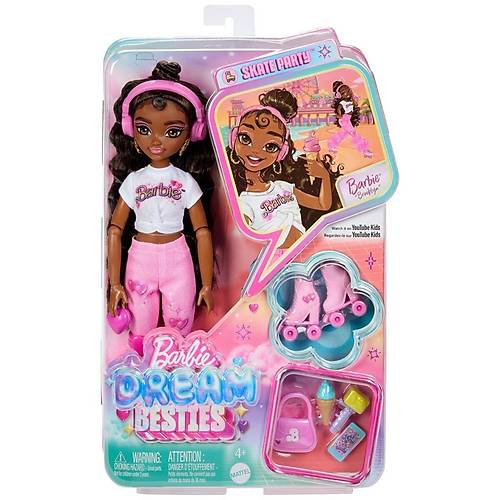 JFX97 Brooklyn-Barbie Dream Besties Paten Partisi Brooklyn Bebek ve Aksesuarlar