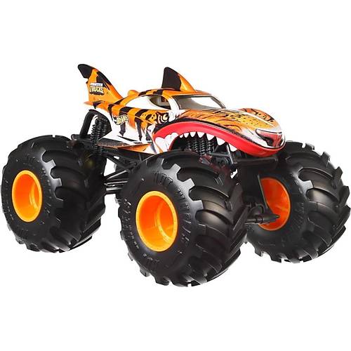 1:24 Hot Wheels Monster Trucks Araba TIGER SHARK FYJ83 JDR02
