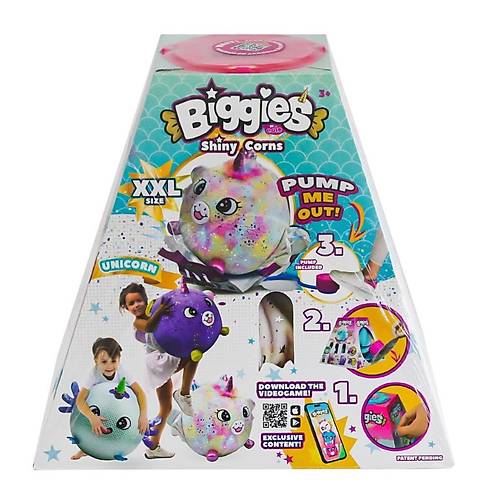 72292 Pelu Biggies Shinycorns Rainbow Unicorn Size XXL