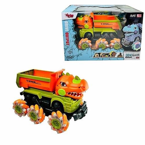 YJ-078-4 Kumandal� Sesli ve I��kl� Dinazor -Vardem