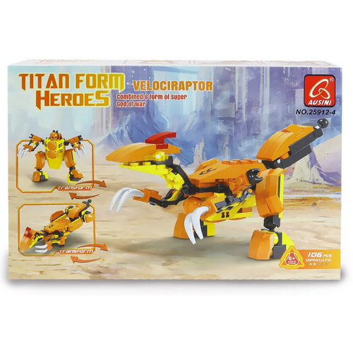 Ausini Titan Form Heroes-4 Velaciraptor 106 Para