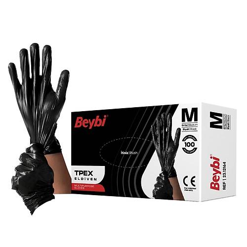 TPEX Eldiven Siyah - 100'l�k Kutu