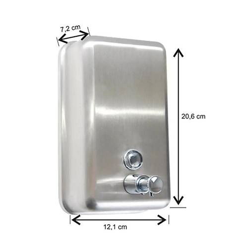 Metal S�v� Sabun Aparat� 1 L