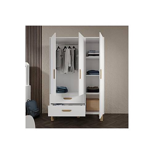 Bohem Cocuk Odas� Tak�m� Yavrulu Masal� Tamam� Mdf Beyaz