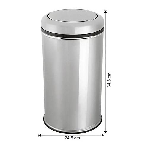 D�ner Kapakl� Paslanmaz ��p Kovas� 8-16-27-45 L