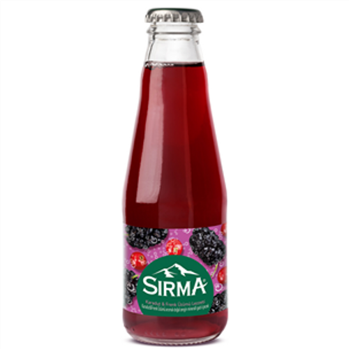 SIRMA Do�al Zengin Mineralli Maden Suyu Karadut & Frenk �z�m� Lezzeti 200 ml