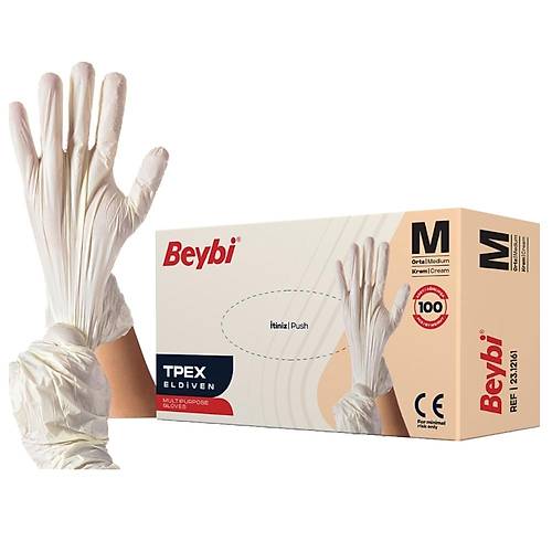 TPEX Eldiven Krem - 100'l�k Kutu