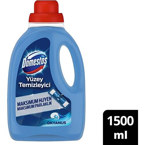 DOMESTOS Y�zey Temizleyici Yo�un K�vam Okyanus 1500 ml