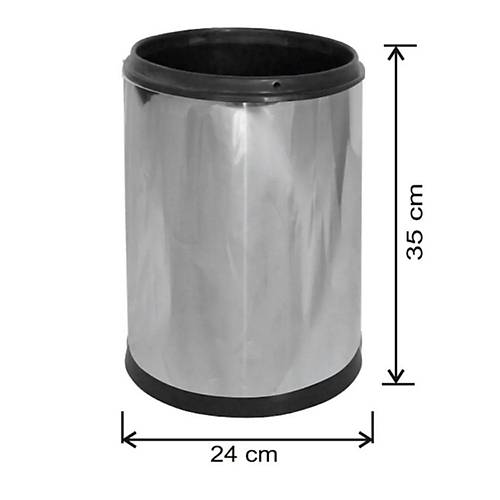 12 L Plastik �� Koval� Paslanmaz ��p Kovas�