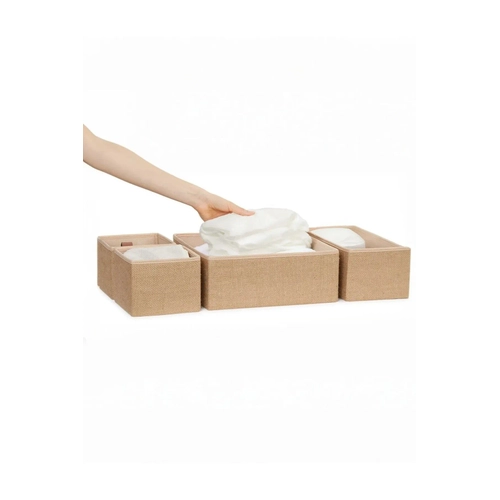 4 Para ekmece Ii Dolap amar Dzenleyici ocuk Odas Katlanr Saklama Kutusu Organizer Set