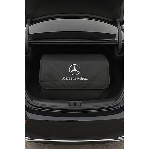 Mercedes Logo Bask�l� Katlanabilir Ara� Bagaj D�zenleyici Oto Bagaj �anta