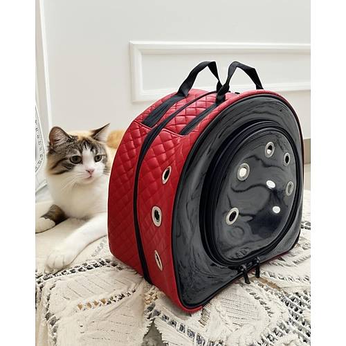 Kapitone Desenli Byk Kedi -Kpek Tama antas