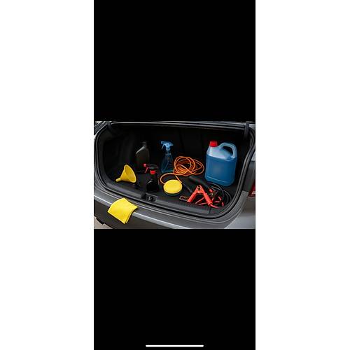 Mercedes Logo Bask�l� Katlanabilir Ara� Bagaj D�zenleyici Oto Bagaj �anta