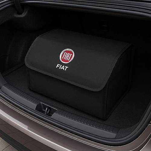 Fiat Logo Bask�l� Katlanabilir Ara� Bagaj D�zenleyici Oto Bagaj �anta