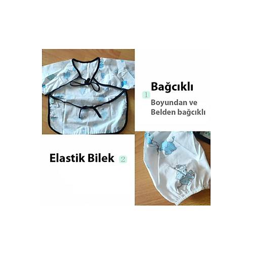 Baskl Sv Geirmez Leke Tutmaz Kolay Silinebilir Kolluklu Mama nl Mavi