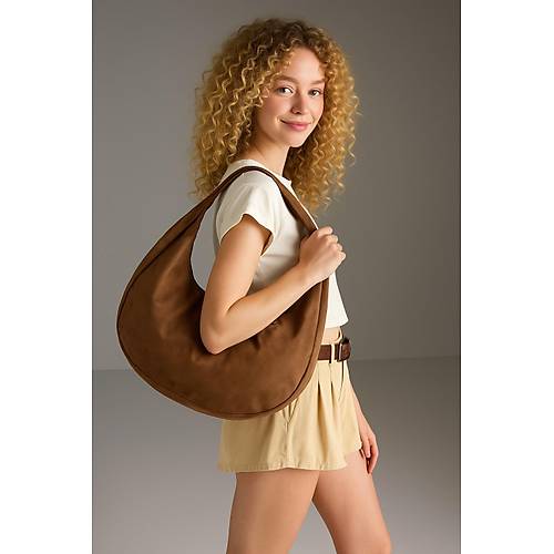 Vizon Set Yarm Ay Kadn Oval Omuz Kol anta ift Fermuarl anta