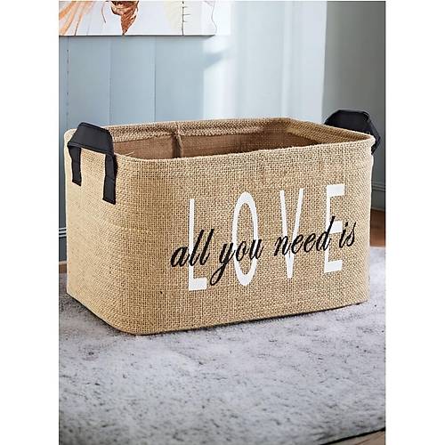 Home Love Baskl 2'li Jt Sepet Dolap Ii amar ocuk Odas Oyuncak Dzenleyici Katlanr Saklama Sepeti Mutfak Banyo Organizer