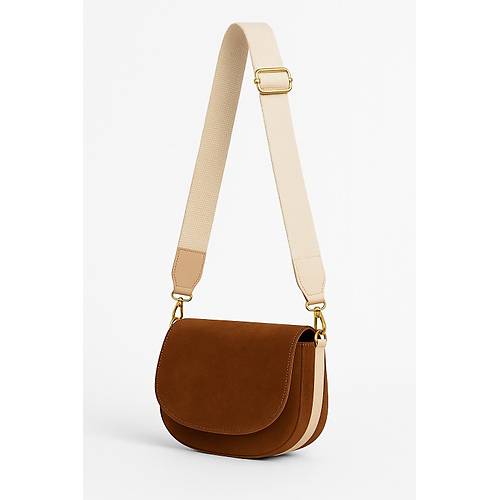 Kahverengi Set ift Askl Kol Omuz apraz Taklabilir Kadn City anta