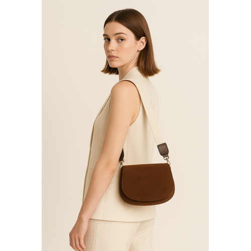 Kahverengi Set ift Askl Kol Omuz apraz Taklabilir Kadn City anta