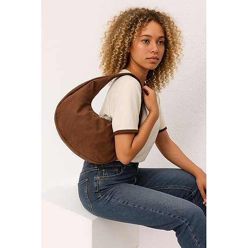 Vizon Set Yarm Ay Kadn Oval Omuz Kol anta ift Fermuarl anta