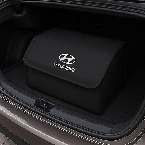 Hyunda� Logo Bask�l� Katlanabilir Ara� Bagaj D�zenleyici Oto Bagaj �anta