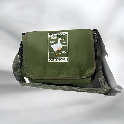 Duck Anatomy Baskl Unisex Yeil Postac antas