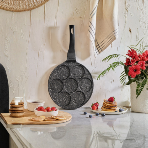Zümrüt Döküm Yapışmaz Granit Kaplama Pankek Tavası 26 Cm