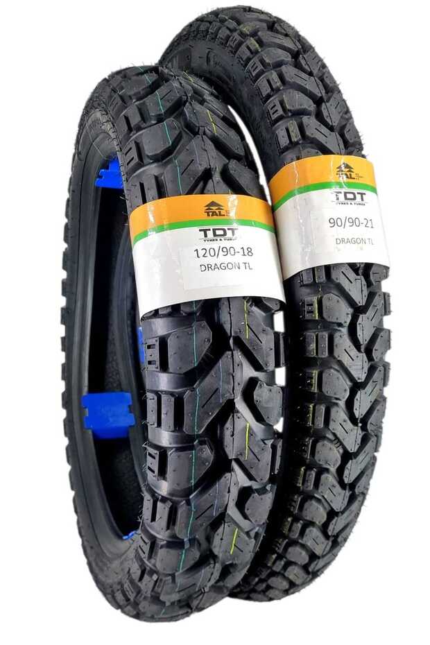 120/90-18 Arka 90/90-21 Ön Dubleks Yarı Yol Yarı Arazi Enduro Lastik Seti