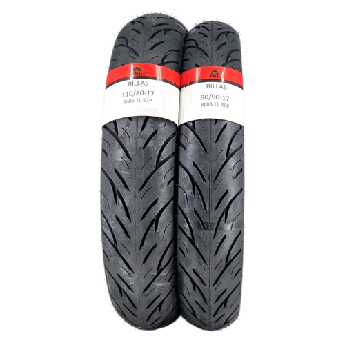 110/80-17 VE 90/90-17 TL (TUBELESS - DUBLEKS) BL086 MOTOSKLET TAKIMI