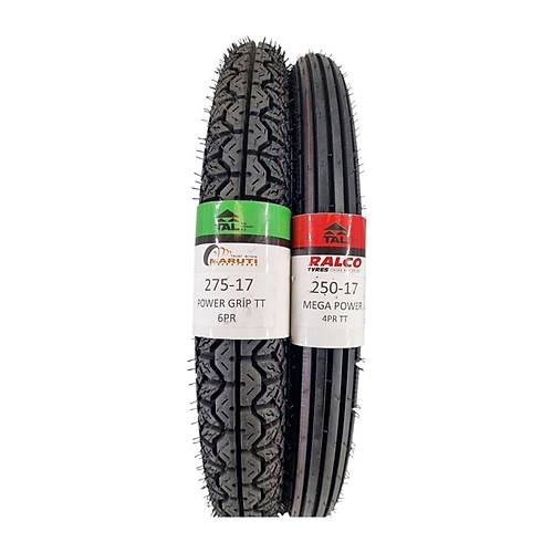 Honda Cup  Rks Winnner  Mondial  275-17 Tt Ve 250-17 Tt Tubetype Lastik Set